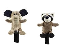 2x Copricapo in Peluche per Mazza Da Golf Copricapo in Legno Animale Copricapo