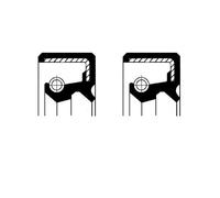 2x Corteco 19019061B Paraolio Mozzo Ruota Frontale per Daihatsu Rocky Soft Top