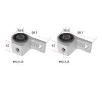 2x CORTECO Supporto Ammortizzatore Anteriore per Citroën Xsara N68 1.8 16V 1.6