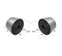 2x CORTECO Supporto Braccio Oscillante Posteriore Frontale SX Dx per Audi A2 8Z0