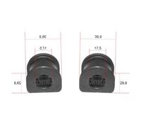 2x CORTECO Supporto Stabilizzatore Posteriore Sinistra Destra per Audi A4 8E2 B6