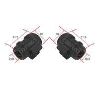 2x CORTECO Supporto Stabilizzatrice Anteriore Sinistra Dx per Renault Megane I