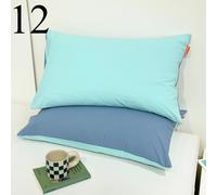 2x Cotone Federa 1 Coppia Camera da Letto Cuscini Cover Casi Casalinga Morbido