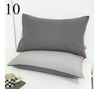 2x Cotone Federa 1 Coppia Camera da Letto Cuscini Cover Casi Casalinga Morbido