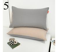2x Cotone Federa 1 Coppia Camera da Letto Cuscini Cover Casi Casalinga Morbido