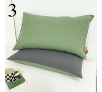 2x Cotone Federa 1 Coppia Camera da Letto Cuscini Cover Casi Casalinga Morbido
