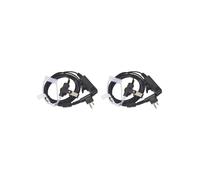2X Covert Acoustic Tube Security Bodyguard Auricolare Auricolare PTT Mic Compatibile per CP040 DP1400 GP68 GP88