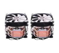 2X CPU 5 Heatpipe a contatto diretto Sistema di raffreddamento Freeze Tower Doppio F