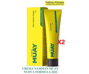 2x Crema Namman Muay 100 gr ACTIVE CREAM pre/post esercizio NUOVA FORMULA 2023
