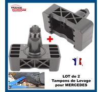 2x Cric Tamponi Cuscinetto Pad per Mercedes C (2013 2016 Gl Gle CLS