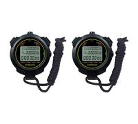 2X Cronometro Digitale, Timer per Il Conto Alla Rovescia del Crono9576