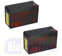 2x CSB GP1272F2 12V 7Ah per cartuccia APC RBC48 UPS SMT750I SMT750IC SUA750IX38