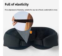 2X Cuffie per Dormire Wireless 3D, Morbide, Lavabili, Bluetooth5.4, Maschera per Gli Occhi, Auricolari per Chiamate In Vivavoce, Regolabili