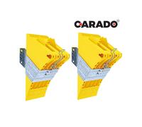 2x cunei per ruote con staffa di montaggio LOKHEN E53 fino a 6500kg Set di copia