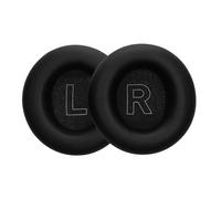 kwmobile 2x Cuscinetto Cuffie Compatibile con Beoplay H4 / H6 / H7 / H9 / H9i / HX / H9 Gen3 Pad - Cuscinetti Ricambio Cuffie Over Ear Simil Pelle - nero