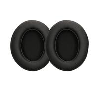 kwmobile 2x Cuscinetto Cuffie Compatibile con DOQAUS Pad - Cuscinetti Ricambio Cuffie Over Ear Simil Pelle - nero