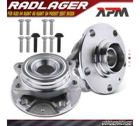 2x Cuscinetto Ruota Mozzo Frontale Senza ABS per Audi A4 VW Passat Seat Skoda