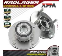 2x Cuscinetto Ruota Mozzo Asse Ant. Con Sensore ABS per Mitsubishi Smart Forfour