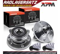 2x Mozzo Ruota Cuscinetto Con ABS 5-loch Frontale per Audi A1 8X1 8XA A3 8P1 8P7