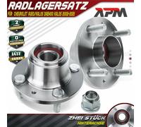 2x Cuscinetto Ruota Mozzo Asse Senza Sensore ABS per Chevrolet Aveo/Kalos