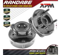 2x Cuscinetto Ruota Mozzo per Chrysler Voyager IV Dodge Caravan Grand III