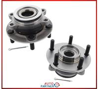 2x Cuscinetto ruota Mozzo per Nissan Qashqai +2 J10 J10 Anteriore Kit