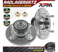 2x Cuscinetto Ruota Mozzo Posteriore Con ABS Anello per Hyundai Basket MX 1.0L