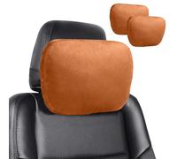 2x Cuscini per Poggiatesta per Auto. Cuscino Cervicale per Seggiolino Auto. Supporto per il Collo per lo Schienale dell'Auto. Cuscino Conducente, Traspirante, Confortevole. Cuscino Viaggio per Auto.