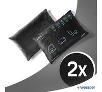2x cuscino deumidificatore per auto Wessper 300 g-deumidificatore riutilizzabile