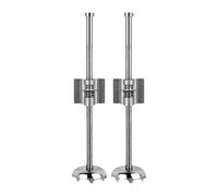 2X Custodia da Pesca Gamba di Sollevamento Scatola da Pesca Piedi Estensibili Staffa Multifunzionale per Serbatoio per Attrezzatura per Pesci Facile D, Grigio