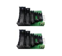 2X Custodia per Tester Batteria con Terminale A 4 e 2 Fili 18650 26650 14505 14340 1425 Custodia per Test Custodia Batteria per DL24P