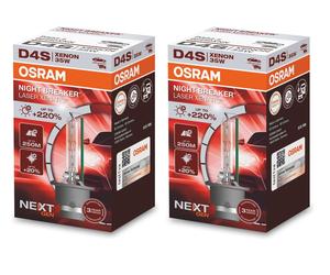 2x D4s Set Osram Notte Breaker Laser +200% Lampadine Faro Xenon