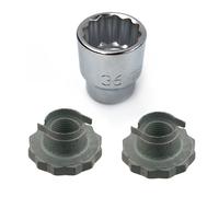 2x Dado Semiasse Achsmutter Insieme 12-Punta per VW Audi Seat Skoda