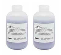 2x DAVINES ESSENTIAL HAIRCARE LOVE SMOOTH SHAMPOO CAPELLI ANTI CRESPO 250ML