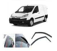 2X Deflettori d'Aria Compatibile con Citroen Jumpy Dispatch Fiat Scudo Peugeot Expert Toyota PROACE 2007-2016