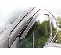 2x Deflettori D'Aria Compatibile con Transit Custom o Tourneo 2012 - Presente Antiturbo Per Auto Vetro Acrilico Anti Vento Guardia di Pioggia Sole Neve Qualità premium PMMA