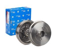 2x DELPHI BFR538 Tamburo freno Ø203mm Posteriore per RENAULT Clio IV Hatchback