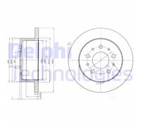 2x DELPHI BG4061 Disco freno Posteriore per OPEL Movano C Van (U9) 280mm