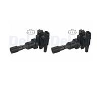 2x Delphi GN10385-12B1 Bobina Accensione per Mitsubishi Outlander I Lancer Cargo