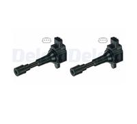 2X Delphi GN10697-12B1 Bobina Di Accensione Per Mazda 3 BK BL 2 DE DH