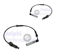 2x DELPHI Sensore Velocità Della Ruota Anteriore SX Dx per BMW 3er Compatto E46