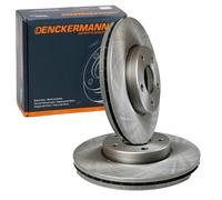 DENCKERMANN 2X Dischi Freno Anteriori Ø278 Ventilati Per Ford C-Max II DXA/CB7