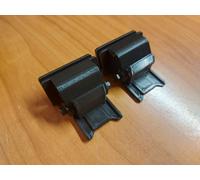 2x DENON DP 21 F DP-21F DP-21 F - GIRADISCHI CERNIERE CERNIERA COPERCHIO CAPPA