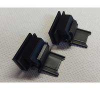 2x DENON DP 61 F DP-61F DP-61 F - Turntable Dust Cover Hinge Hinges LID