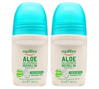 2x Deo-Roll On ALOE IALURONICA, Deodorante FRESCO. Con Aloe Vera e Acido Ialuronico. Adatto Per Pelli Sensibili. Delicatamente profumato 50ml