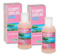 2x Derbe - Seres Shampoo Capillare Ristrutturante - 200 ml - Per Capelli secchi e aridi - Pacchetto da 2 confezioni da 200 mll'una + in OMAGGIO 2 Tisane Funzionali Viropa
