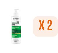 2x DERCOS shampoo ANTI FORFORA per capelli secchi - antiforfora e anti-prurito