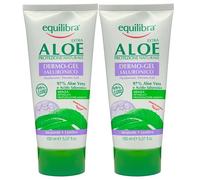 2x Dermo-Gel IALURONICO Idratante e Lenitivo, Con 97% Di Aloe Vera e Acido Ialuronico. Senza Petrolati e Profumazione Aggiunta 150ml