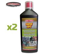 2X Detergente Sgrassante Multiuso Industriale Grasso Olio MAFRA SUPER APC 900 ml