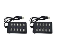 2X di Estensione ad Alta Velocità a 10 Porte Adattatore Hub USB 2.0 per Dispositivo di Interfaccia PCB per Computer Portatile